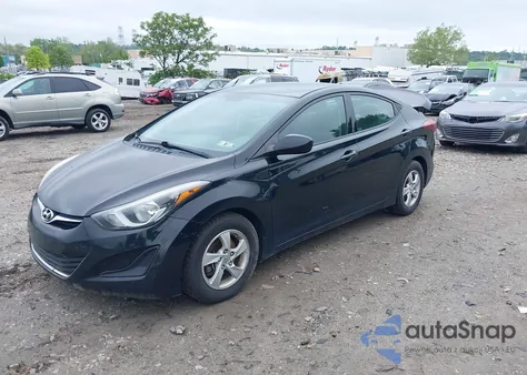 2014 Hyundai Elantra Se z USA, uszkodzony, nr VIN 5NPDH4AE4EH536830